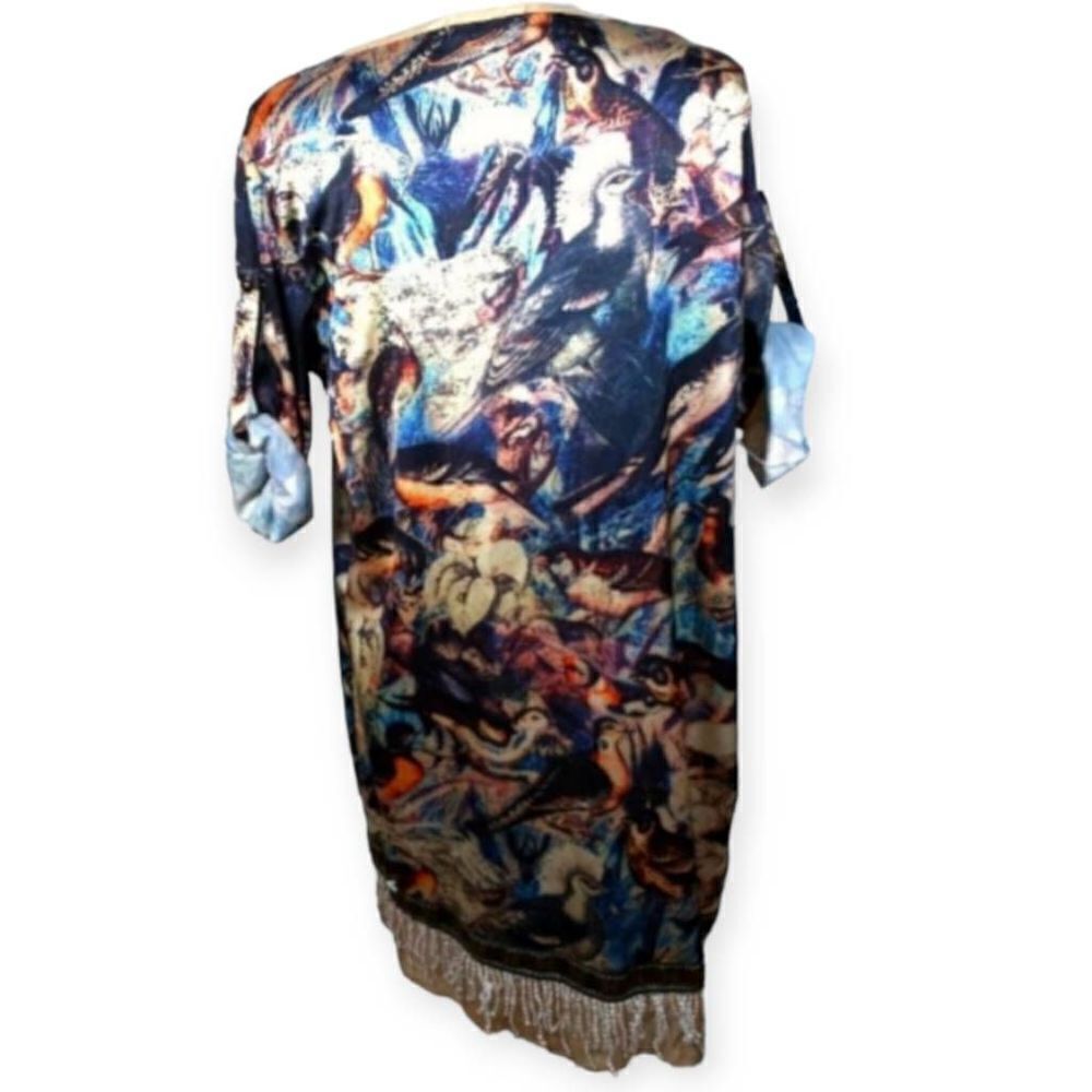 KIMONO STYLE DRESS SZ.M EUC - Picture 6 of 7